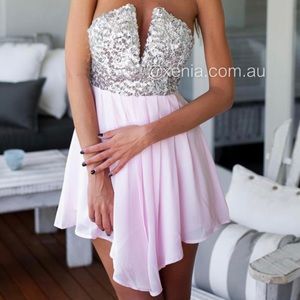 Women Gorgeous Sequin Jewel Dress